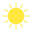 © rashadaliyev - Sun, weather icon. Simple color elements of vacation icons for ui and ux, website or mobile application on white background