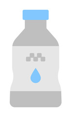 Poster - Water, bottle icon. Simple color elements of taxi service icons for ui and ux, website or mobile application on white background