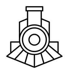 Poster - Train transport icon. Element of train station icon on white background