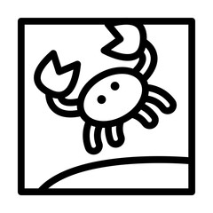 Poster - Tattoo needles icon. Simple line, outline elements of saving marine icons for ui and ux, website or mobile application on white background