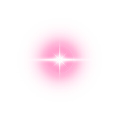 Wall Mural - pink sparkle light