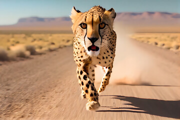 cheetah running