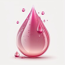 Skin Moisture, Natural Beauty: An Ad For Pink Dew Droplet Skincare Serum: Generative AI