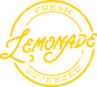 Fresh Lemonade Menu Rubber Stamp
