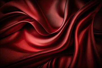 red dark silk silky satin fabric elegant extravagant valentines romance love luxury wavy shiny luxurious shine drapery background wallpaper seamless abstract showcase backdrop design material texture
