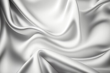 white silk silky satin fabric elegant extravagant luxury wavy shiny luxurious shine drapery background wallpaper seamless abstract showcase backdrop artistic design presentation material texture
