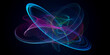 © gojalia - Abstract transparent colorful crystal shapes. Fantasy light background. Digital fractal art