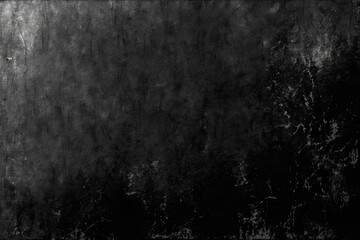 Wall Mural - abstract dark gray to black background template. Generative AI