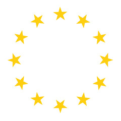 european union stars isolated png.
