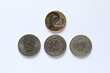 monety 1 złoty, 2 złote, 5 złotych, 5 PLN