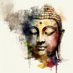 Wall Mural - illustration for Buddha Purnima or Vesak Day, Generative ai