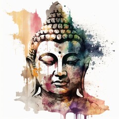 Wall Mural - illustration for Buddha Purnima or Vesak Day, Generative ai