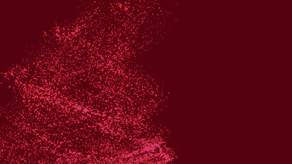 Poster - Particle tornado, motion Background. Abstract background with connecting dots. Vortex. Whirlpool bright of mixed particles of, flying on dark background. 3D rendering. Vector illustration