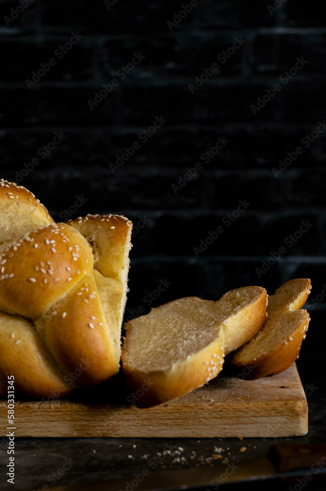 Challah special bread of jewish origin Stock Photo | Adobe Stock