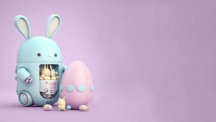 Sticker - Robotic Rabbits.