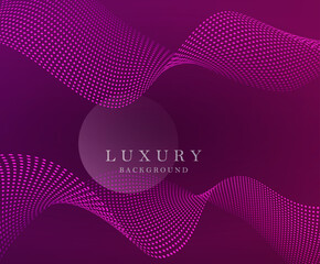 Wall Mural - Gorgeous background in pink dark shade, minimal chaotic wave patterns