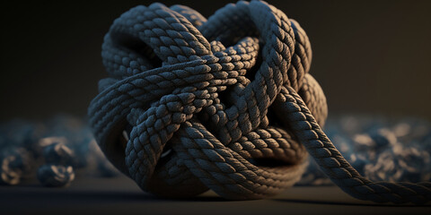 ropes on a ship