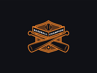 sport, badge, baseball, emblem, game, team, design, symbol, championship, competition, play, ball, illustration, icon, logo, league, element, champion, sign, American, bat, label, tournament, equipmen