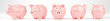 Piggy bank. Money box. moneybox investing, 3D rendering
