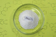 An important industrial chemical product is white crystalline sodium carbonate with the formula.