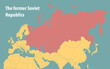 The modern countries of the former Soviet Union
