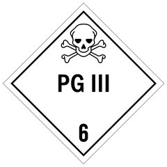 Wall Mural - Poison warning sign placard PG 3