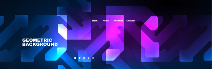 Neon light shiny high-speed technology abstract background. Movement pattern for banner, poster or app wallpaper