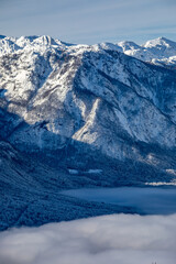 Beautiful Bohinj lake in Slovenia	