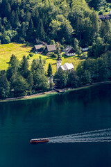 Wall Mural - Beautiful Bohinj lake in Slovenia	