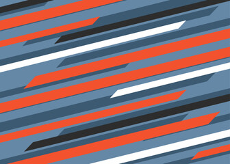 Aufkleber - Minimalist background with abstract colorful diagonal stripes pattern