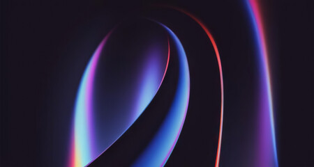 Wall Mural - metallic holographic abstract