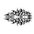 © Febrial Chalik - Illustration of a tribal tattoo with a aesthetic shape. Perfect for stickers, clothes stickers, hats, shoes, posters, banners, book covers, icons