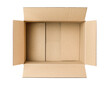 © Ирина Гутыряк - one empty open cardboard box on isolated white background, top view
