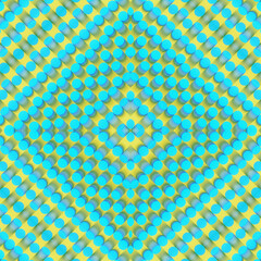 Aufkleber - Kaleidoscopic background from a group of inclined cylindrical shapes. 3d rendering digital illustration