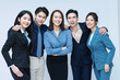 © Timeimage - Photo of group business people on background