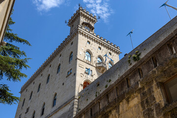 Wall Mural - The Public Palace of the city of San Marino, Republic of San Marino, Europe