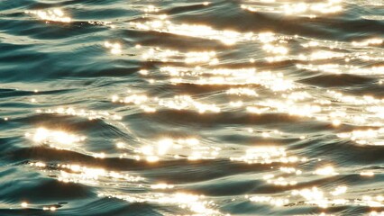 Sticker - Water surface with flares at sunset