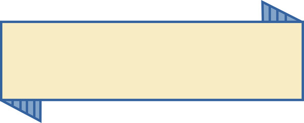 Wall Mural - Colored patches in the shape of label strips, which can be used for titles, highlights, or step mark
