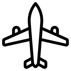 Wall Mural - plane icon