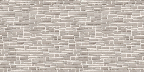  Wallpaper with seamless texture brick - Generative ai