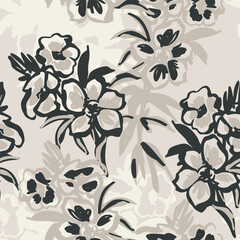 Beautiful floral seamless pattern. Cute natural background with small flowers