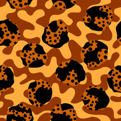 Poster - Vector ethnic tribal vector pattern. Seamless art image.