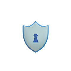 Wall Mural - shield protection icon. Security data concept.