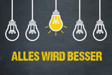 Wall Mural - Alles wird besser