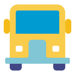 Canvas Print - bus icon