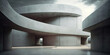 abstract concrete architecture modern building design, generative ai