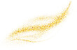 Gold glitter swash shiny brush stroke shape, luxury illustration party element