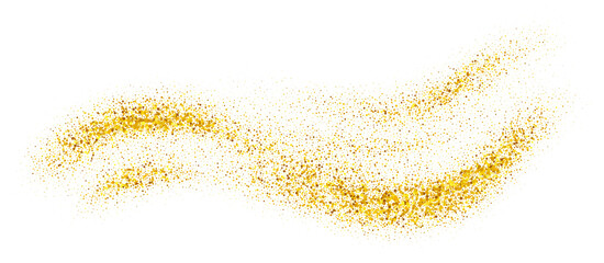 gold glitter swash shiny stroke shape, luxury party element