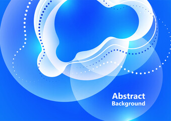 Abstract colorful background with vibes and circles. Composition of dynamic figures. Round shapes and circular design for wallpapers, banners, backgrounds or landing. Vector