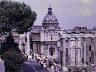 Wall Mural - Italy 1970, Vintage Rome: A Glimpse into the Eternal City of the 1970s